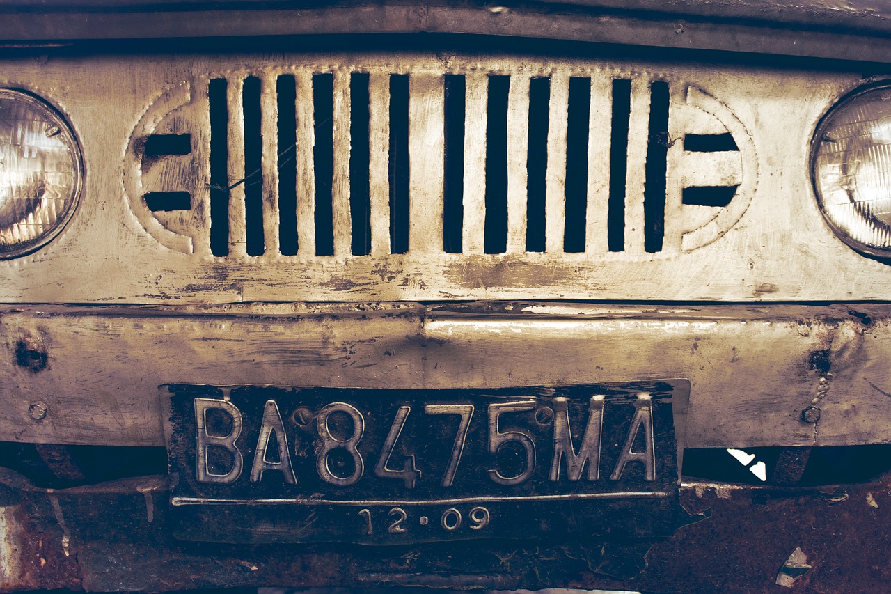 Edit free photo of Old car,vintage,retro,classic car,license plate