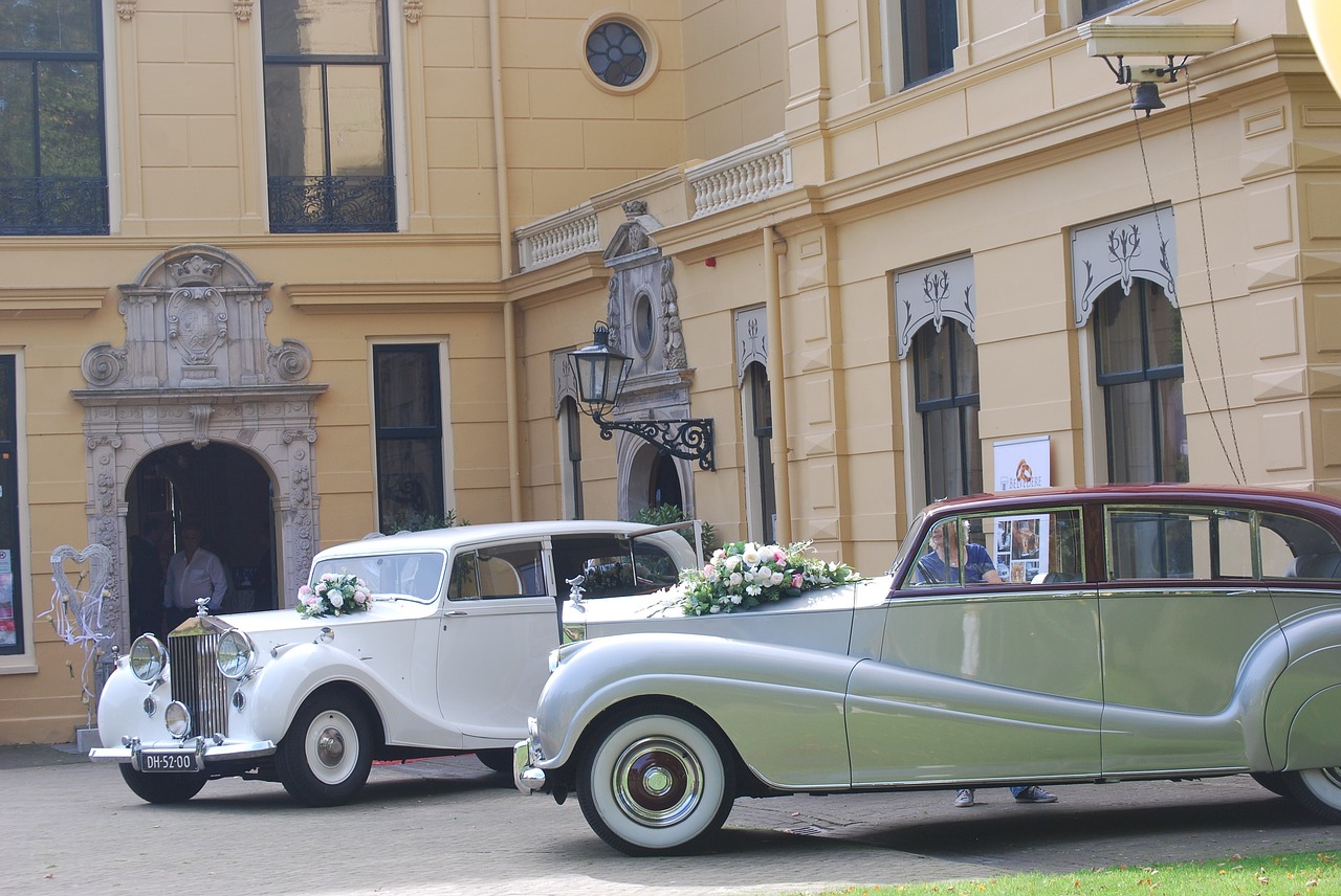 old car wedding car cars free photo