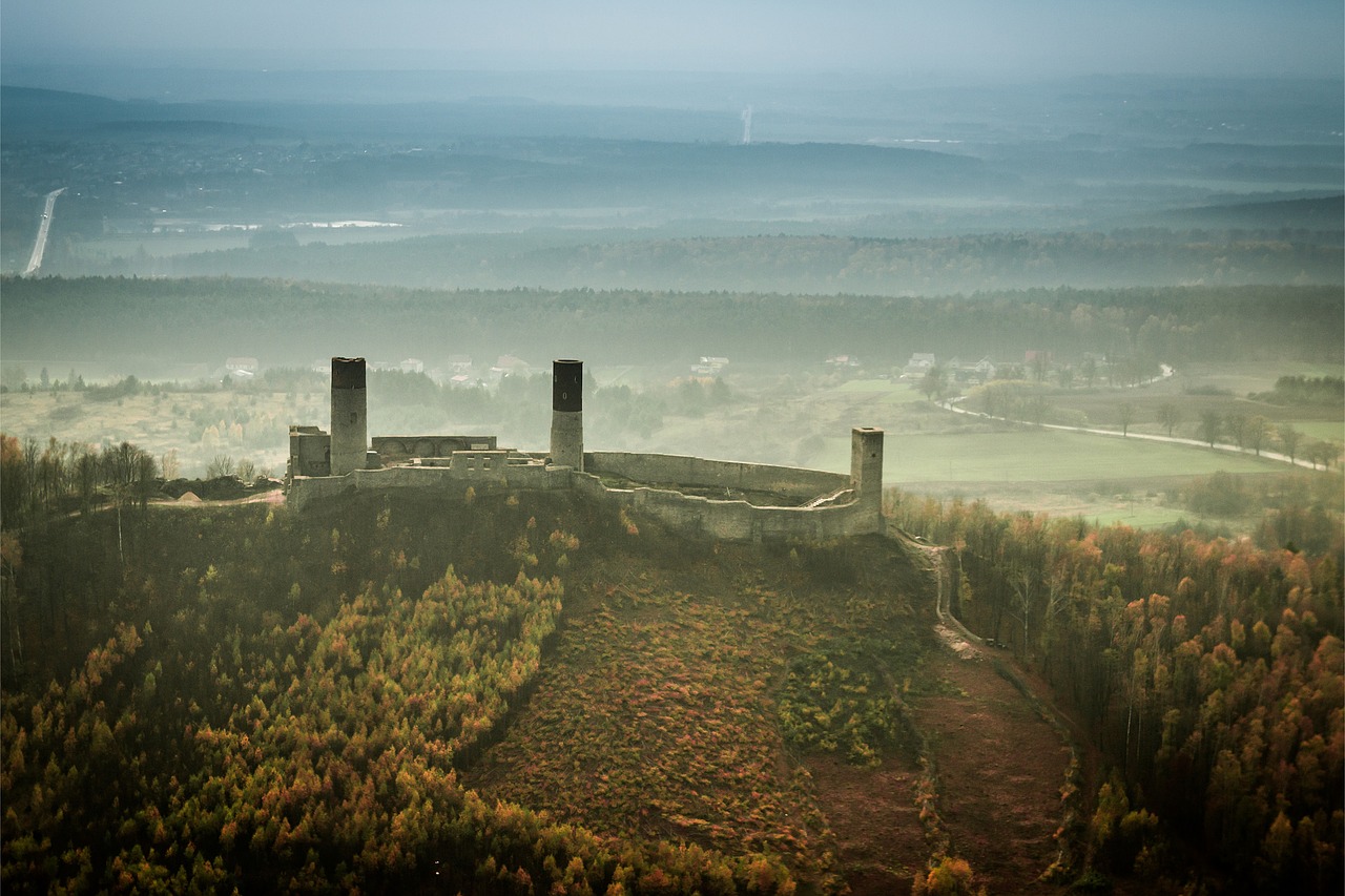 old castle towers the walls free photo