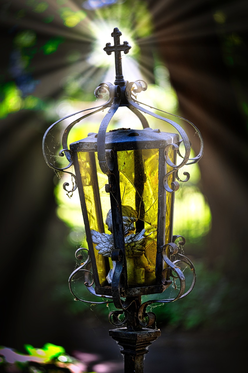 old cemetery  wrought iron  angel free photo