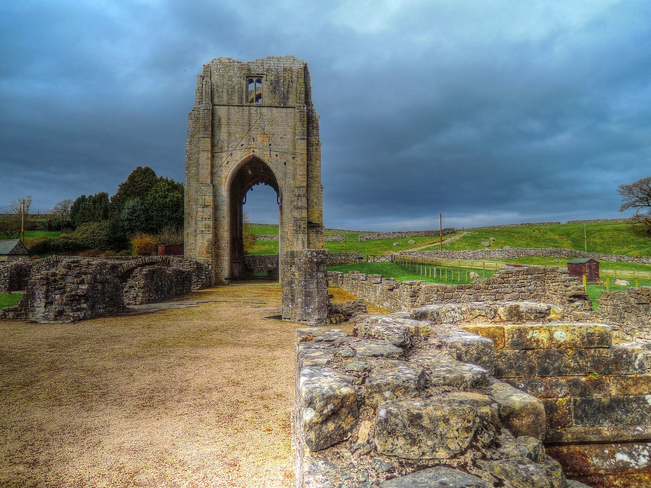 old church england tower free photo