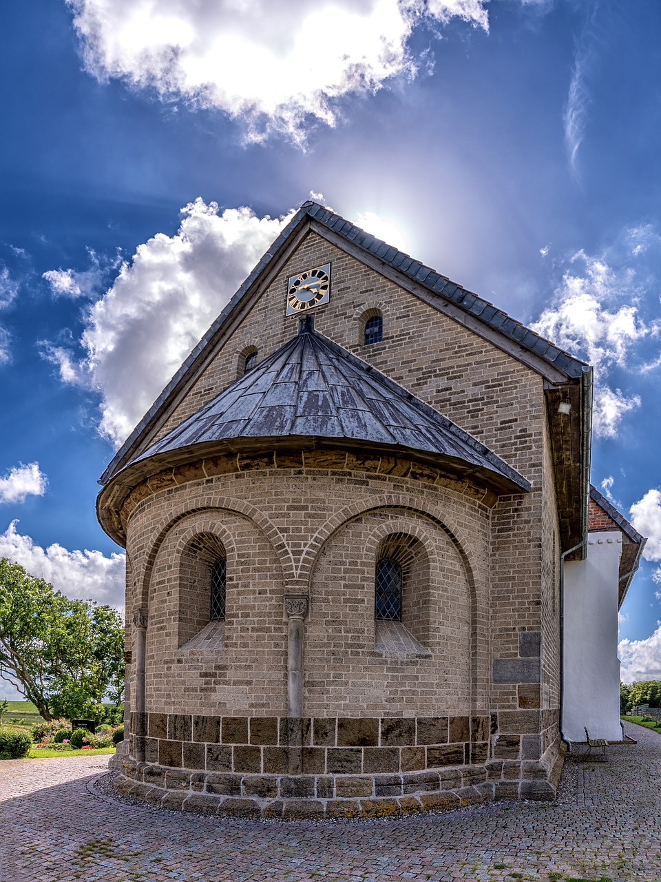 old church pellworm north sea free photo