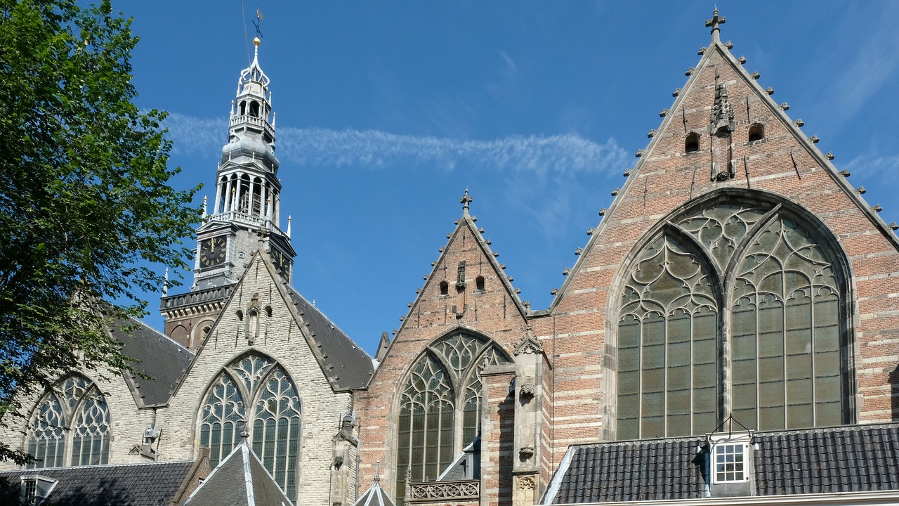 old church amsterdam holland free photo