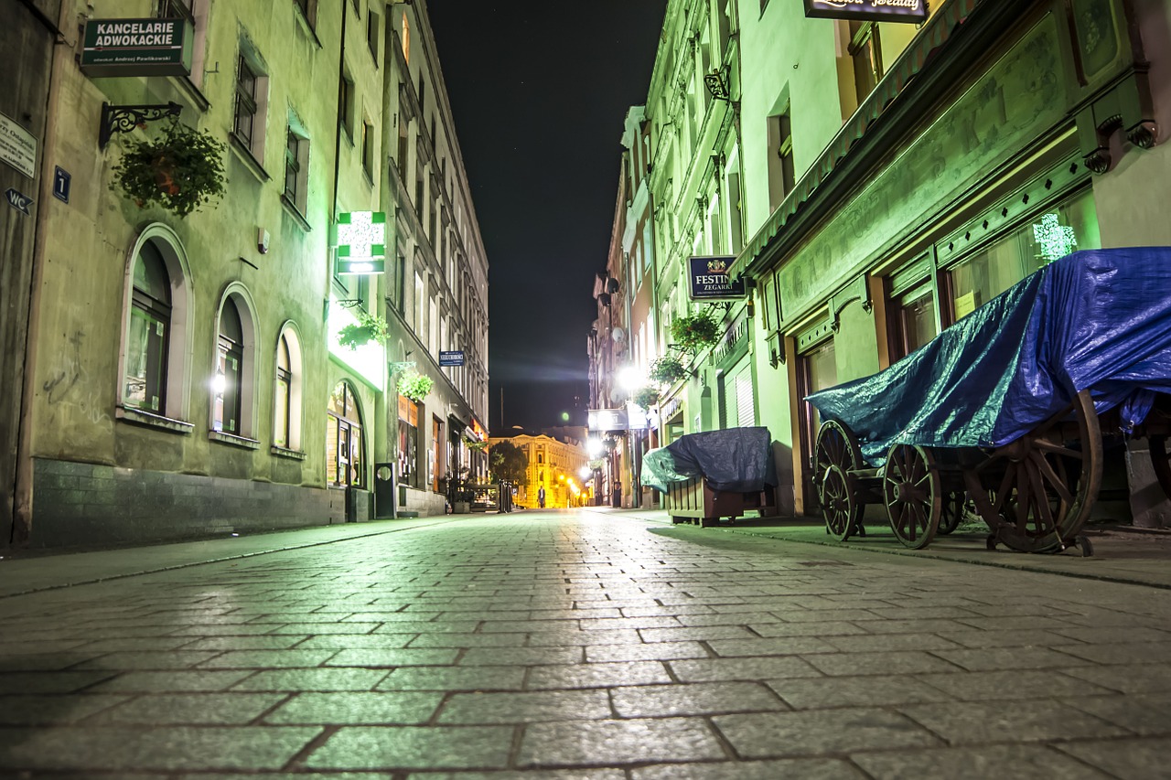 old city at night night old town free photo