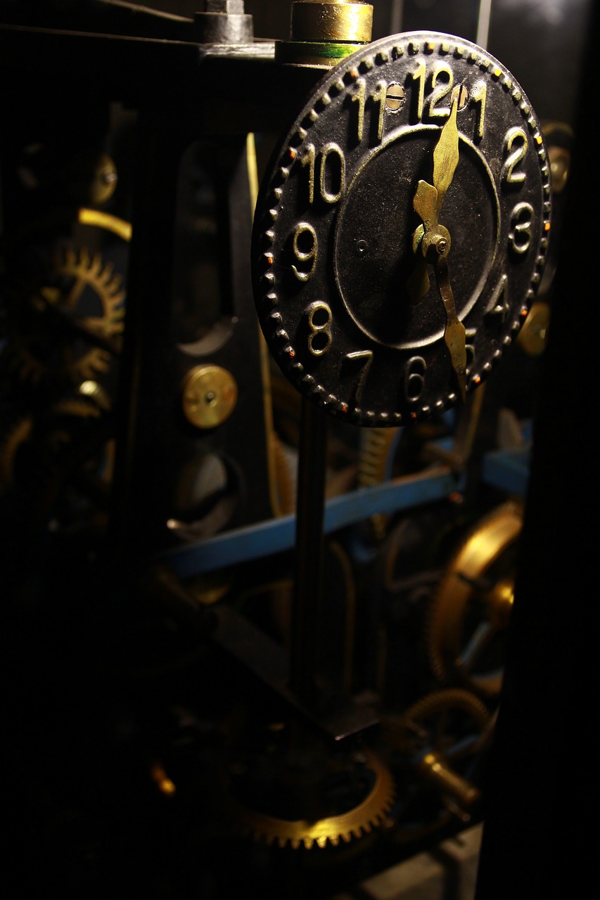 old clockwork clock analog clock free photo