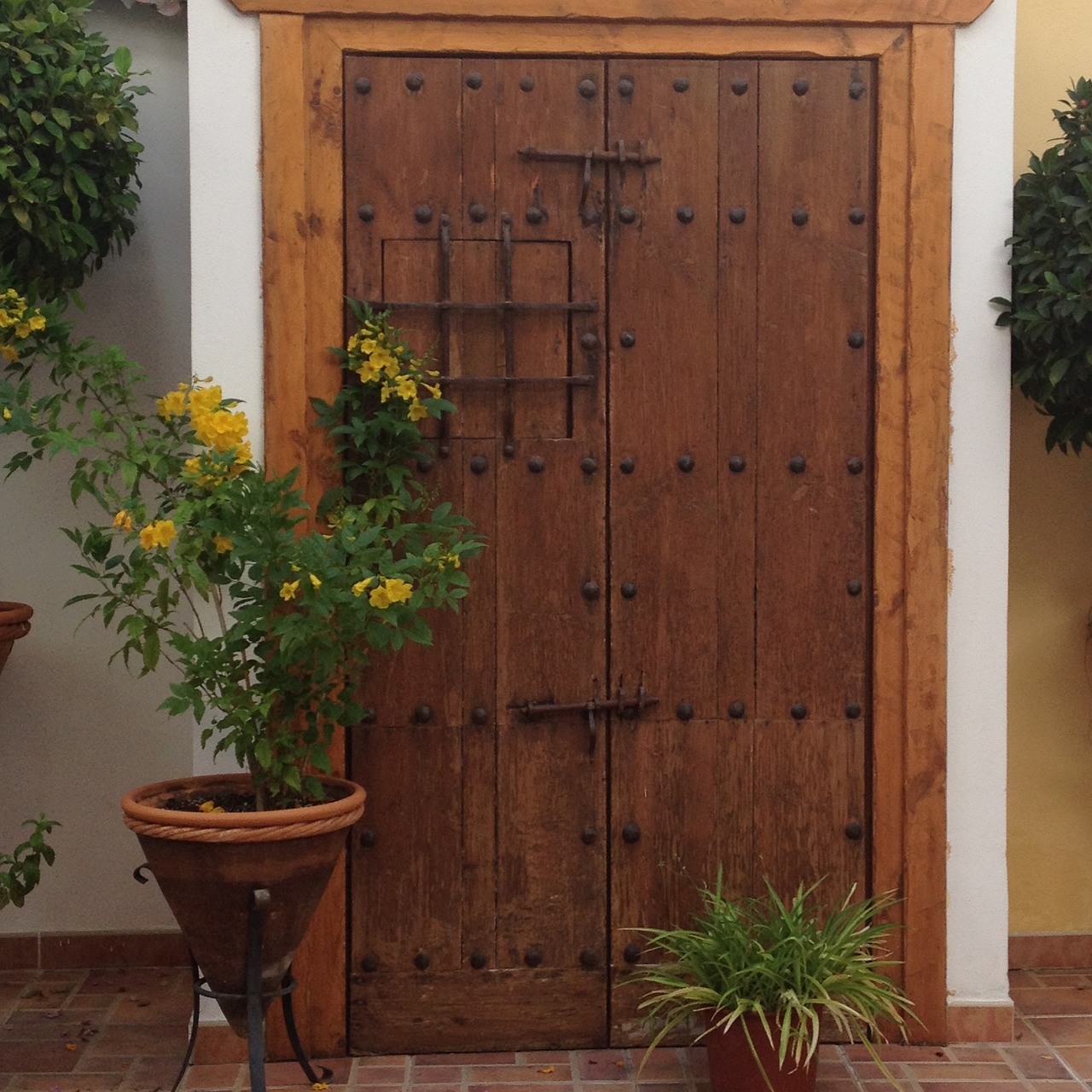 old door spanish architecture free photo
