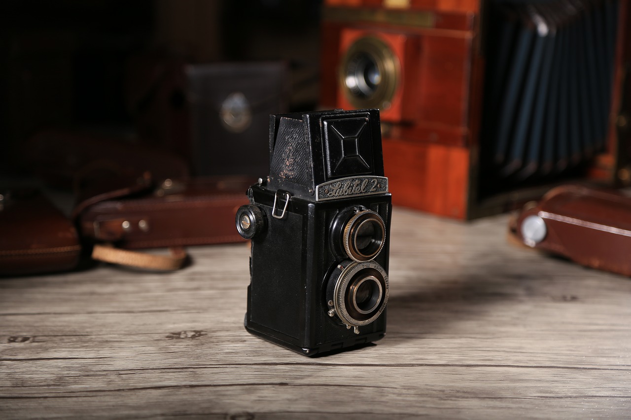 old dual camera twin-lens reflex camera us department of imaging free photo