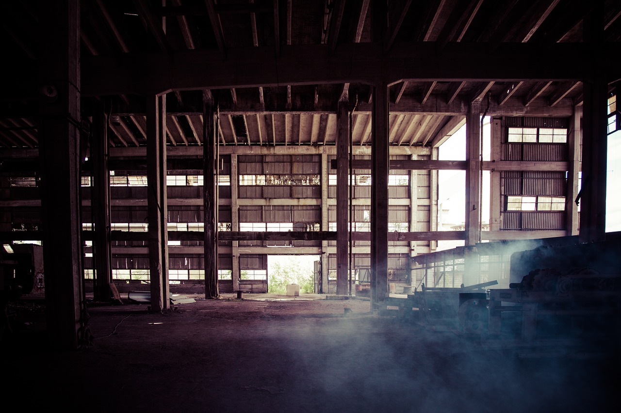 old factory dusty large space free photo