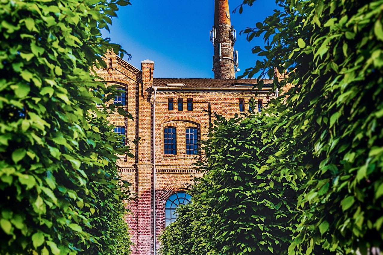 old factory  brick  architecture free photo