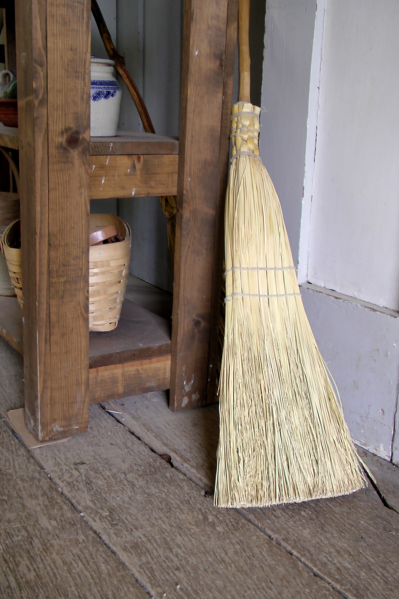 old fashioned broom brush free photo