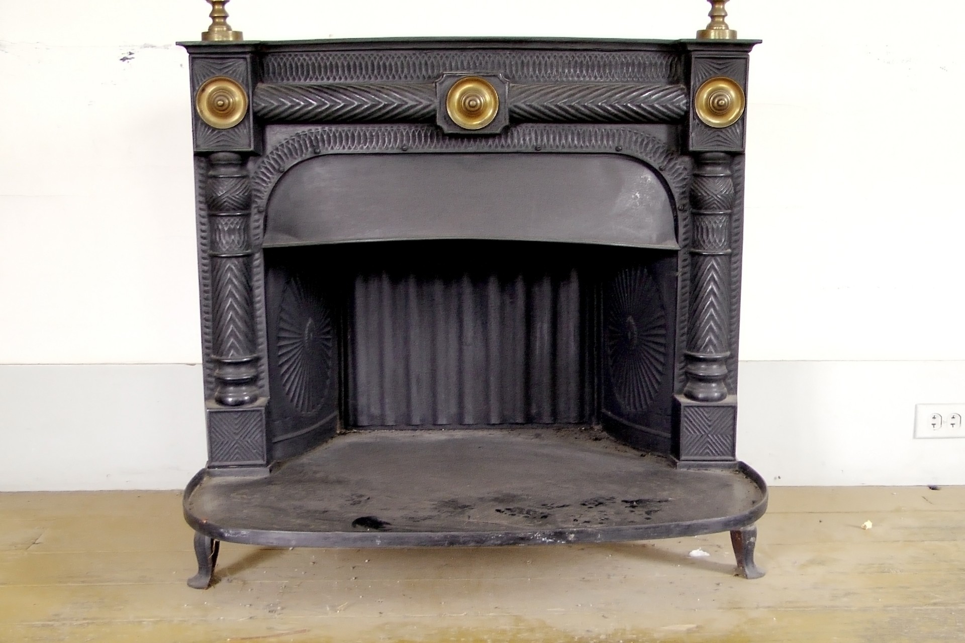 old fashioned fireplace metal free photo