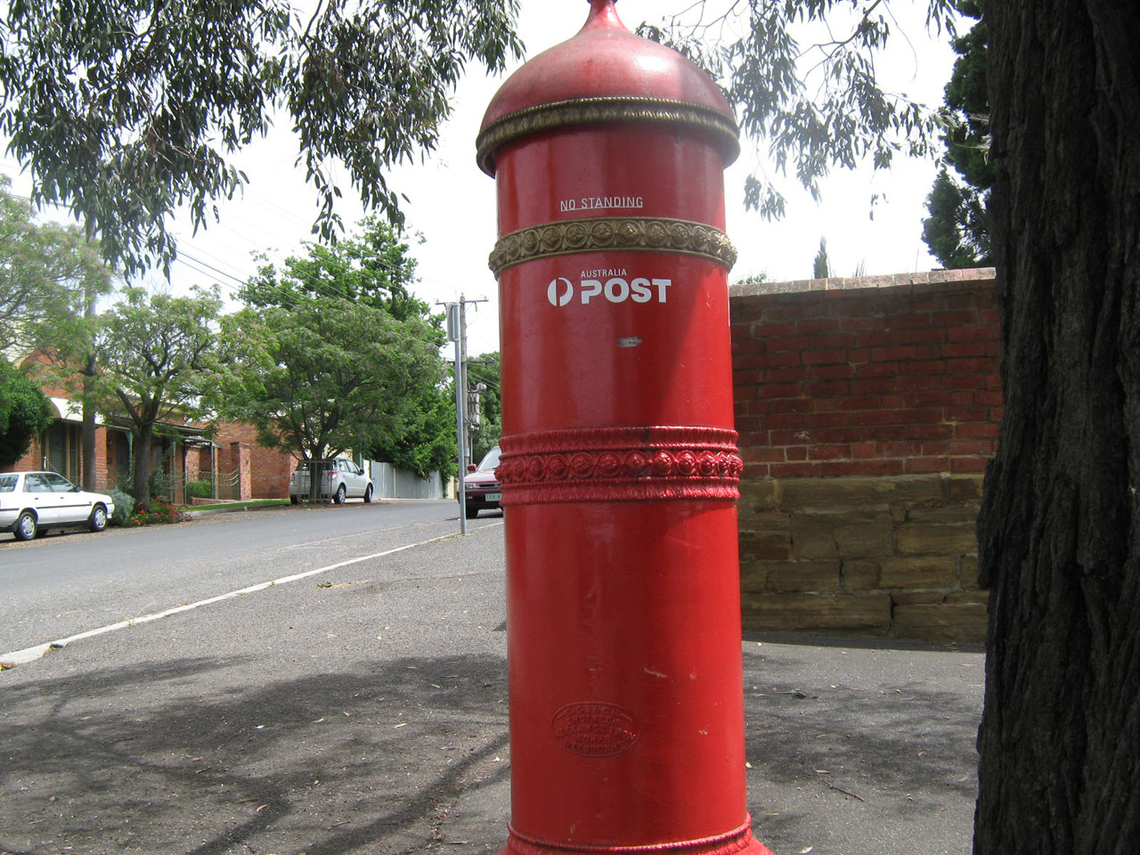 red letterbox postbox free photo