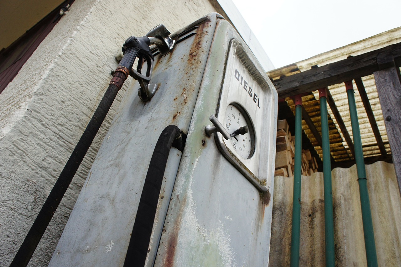 old gas pump diesel gas pump free photo