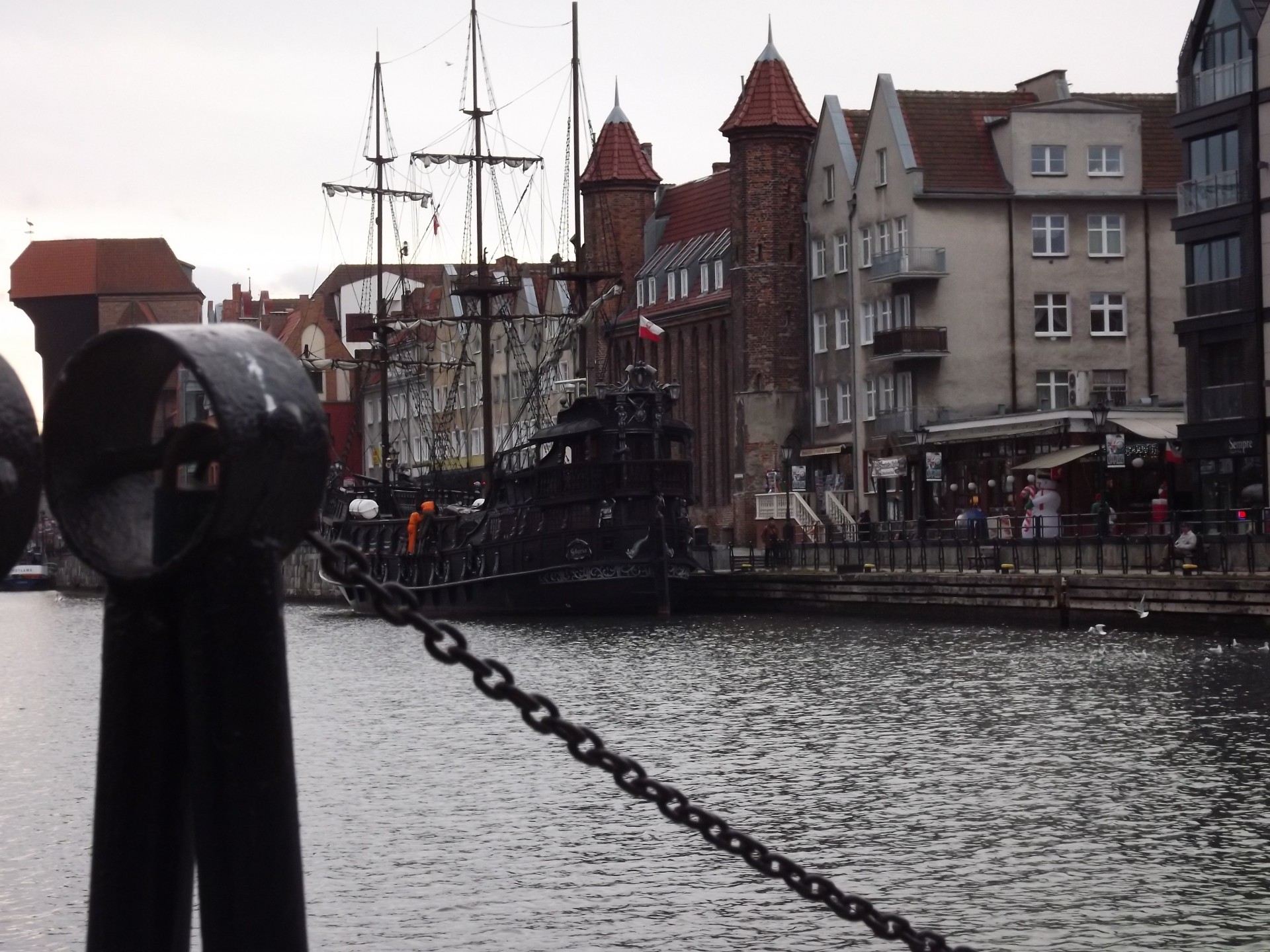 gdansk pirate ship old ship free photo