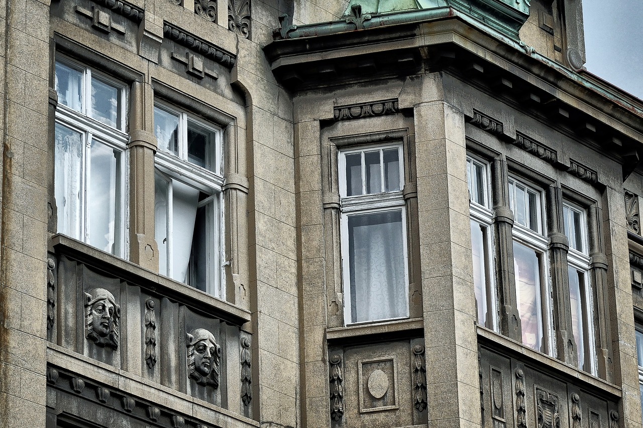 architecture old house window free photo