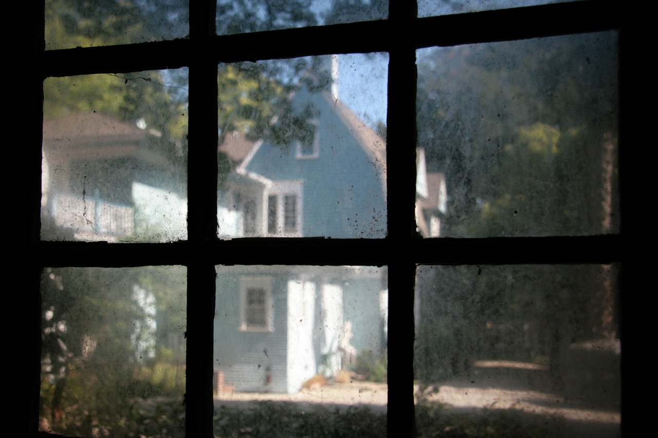 old house window building free photo