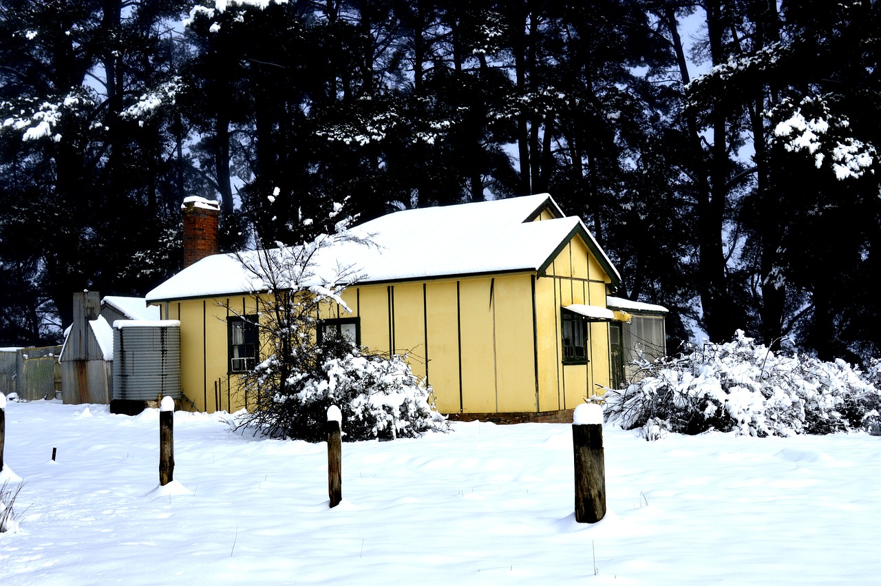 old house  farmhouse  snow free photo