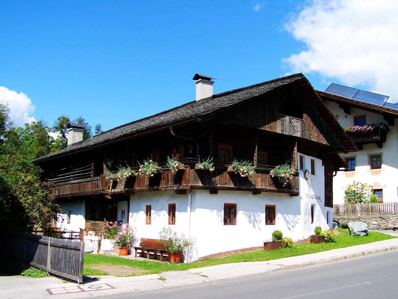 old house alpine house architecture free photo