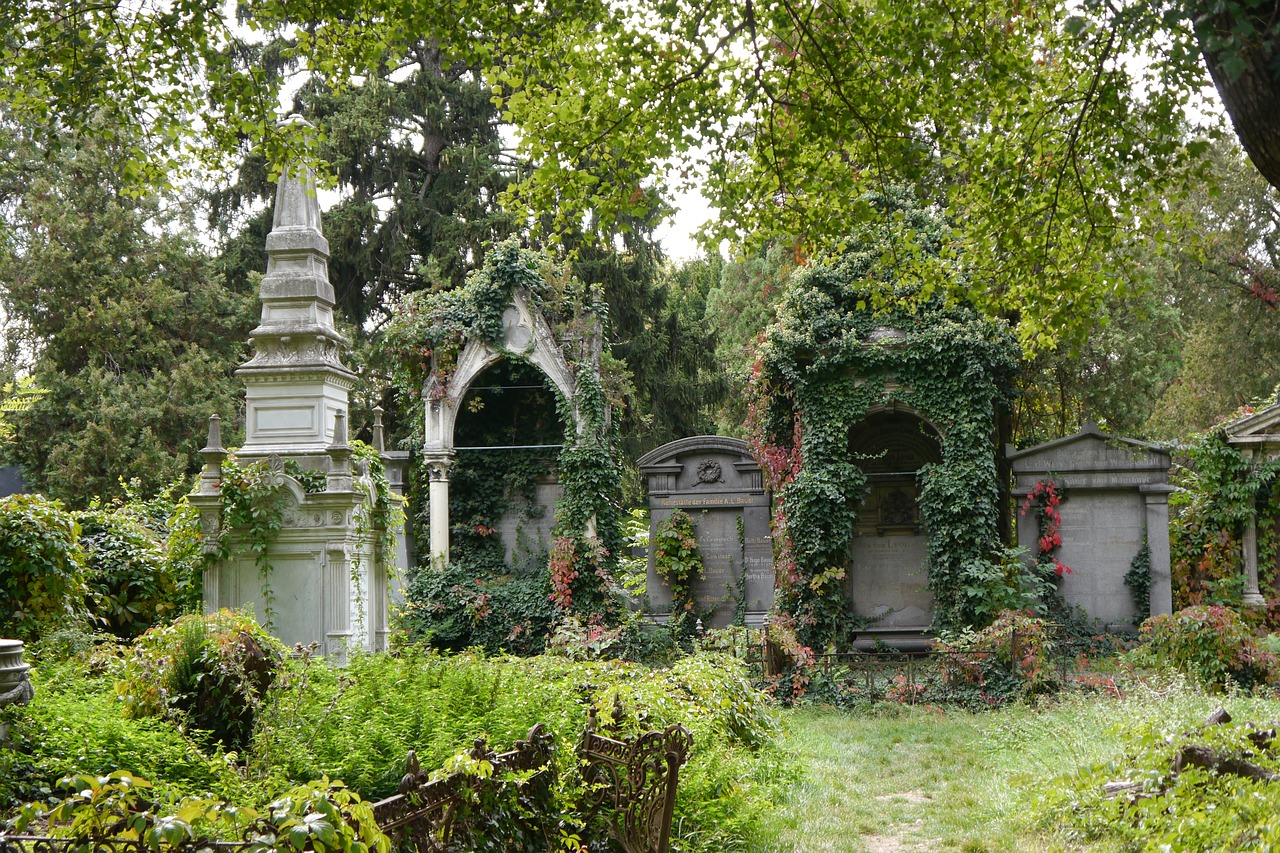 old jewish cemetery vienna graves free photo