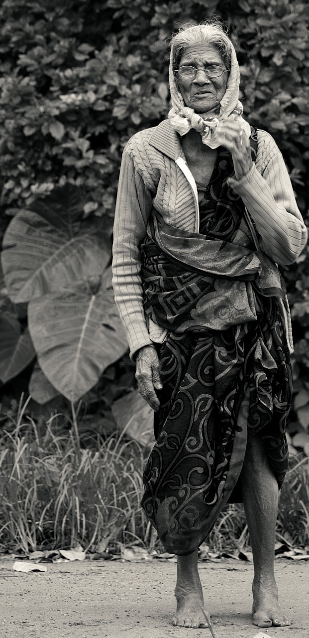 old lady black and white monochrome free photo
