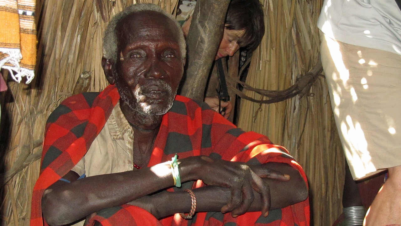 old man man ethiopia free photo