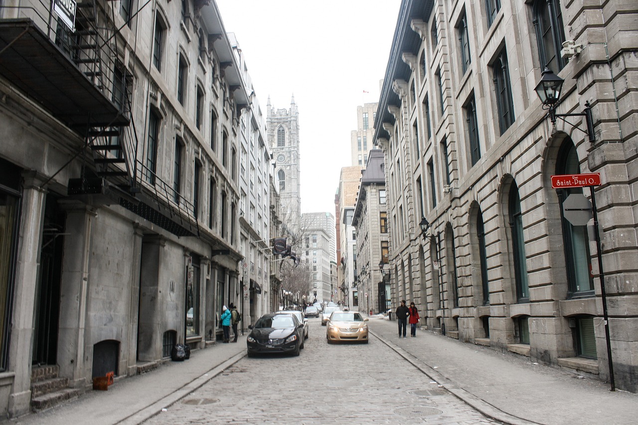 old montreal downtown montreal free photo