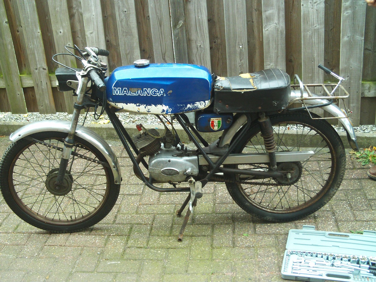 old moped italy malanca free photo