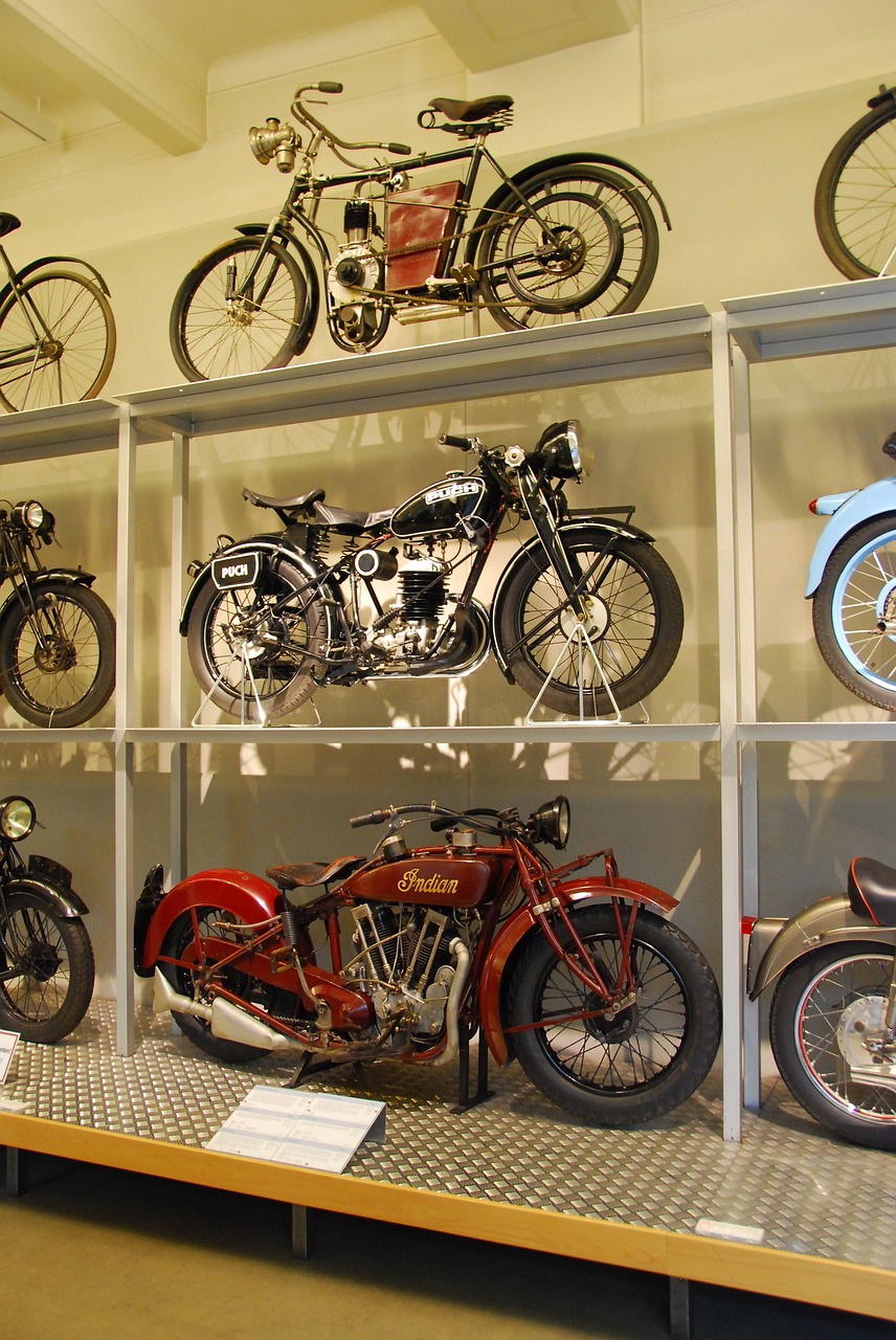 old motorcycles vienna technical museum indian free photo
