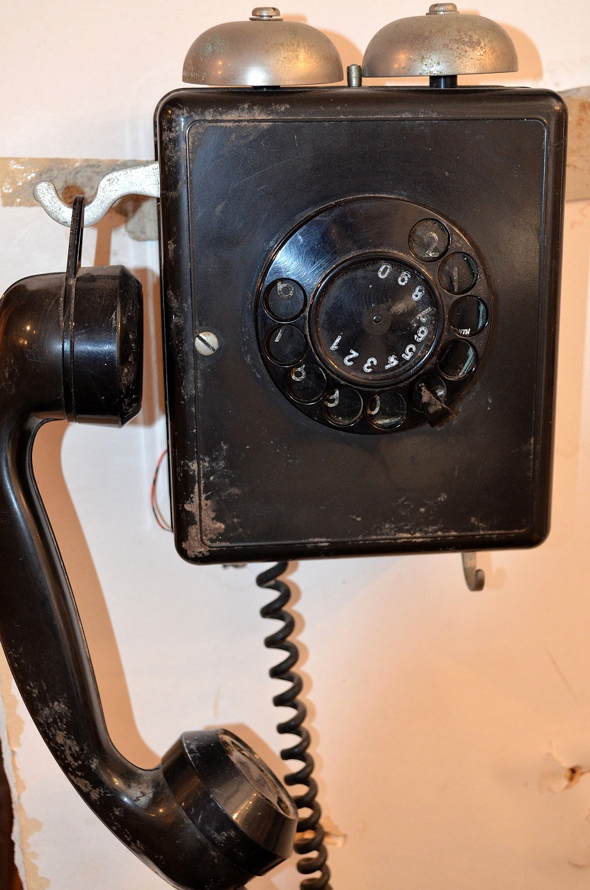 old phone dial vintage free photo