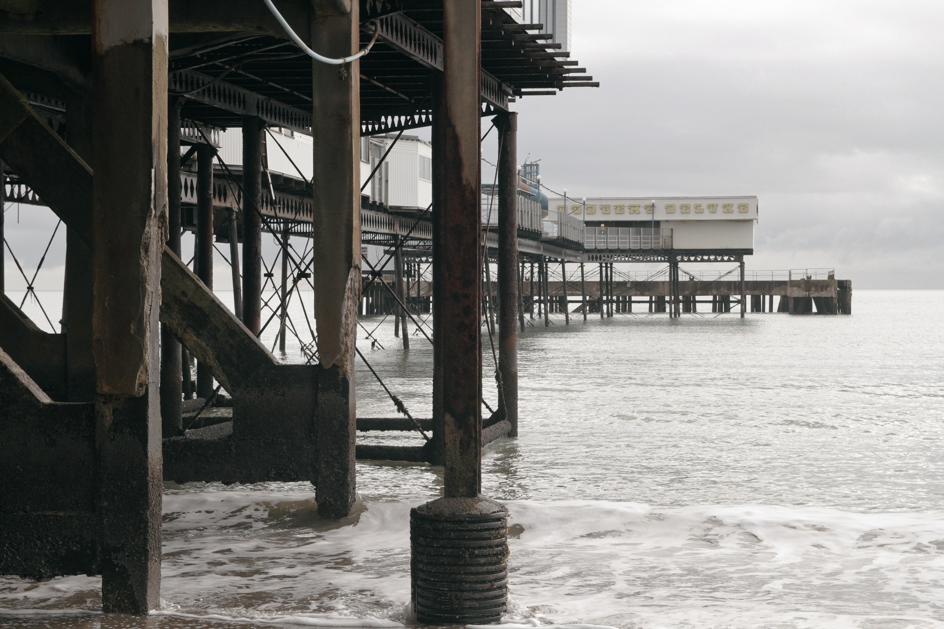 pier beach sea free photo