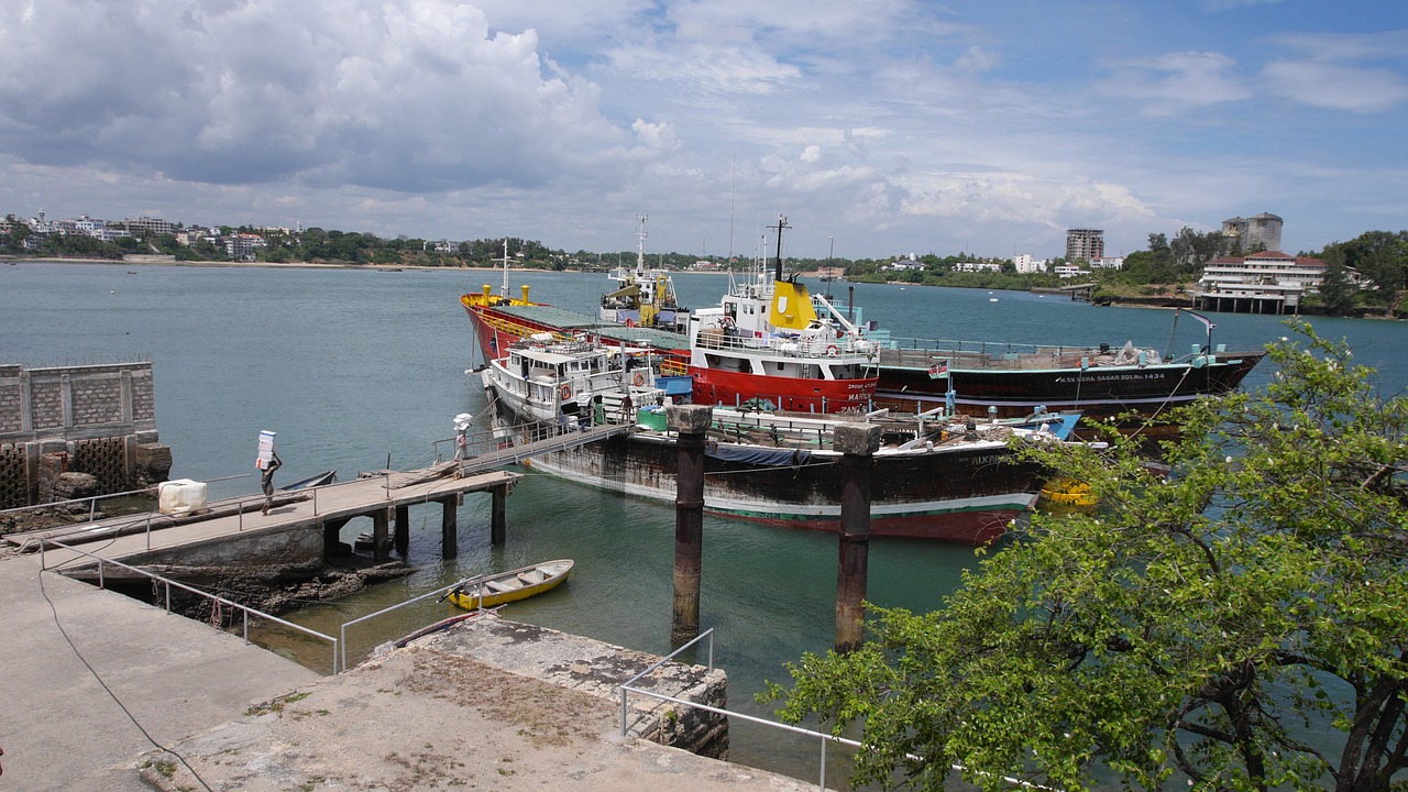 old port mombasa kenya free photo