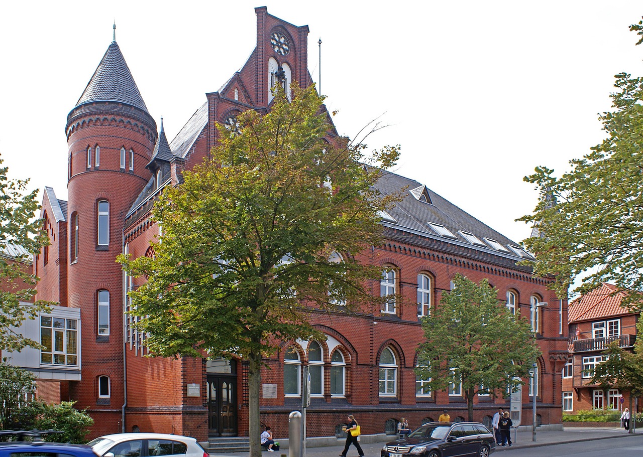 old post office uelzen post free photo