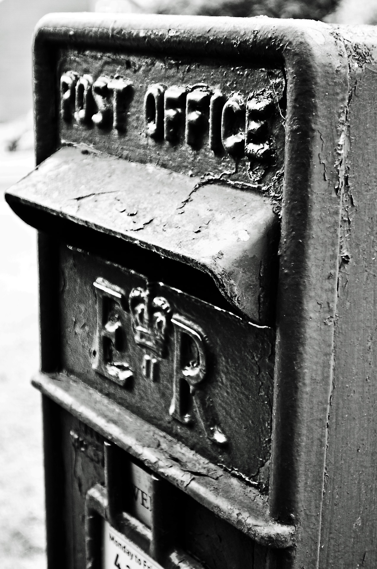 mailbox old black free photo