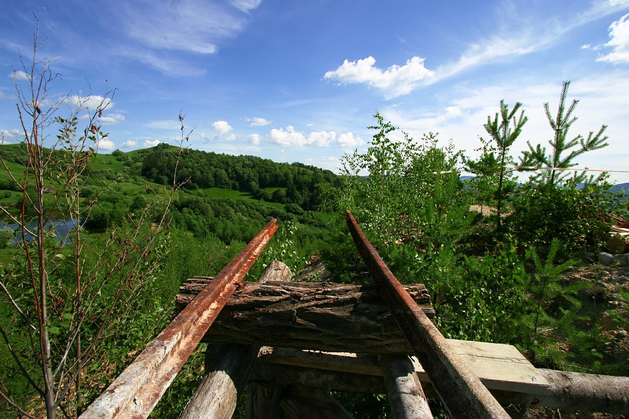 old railroad railroad end old mine free photo