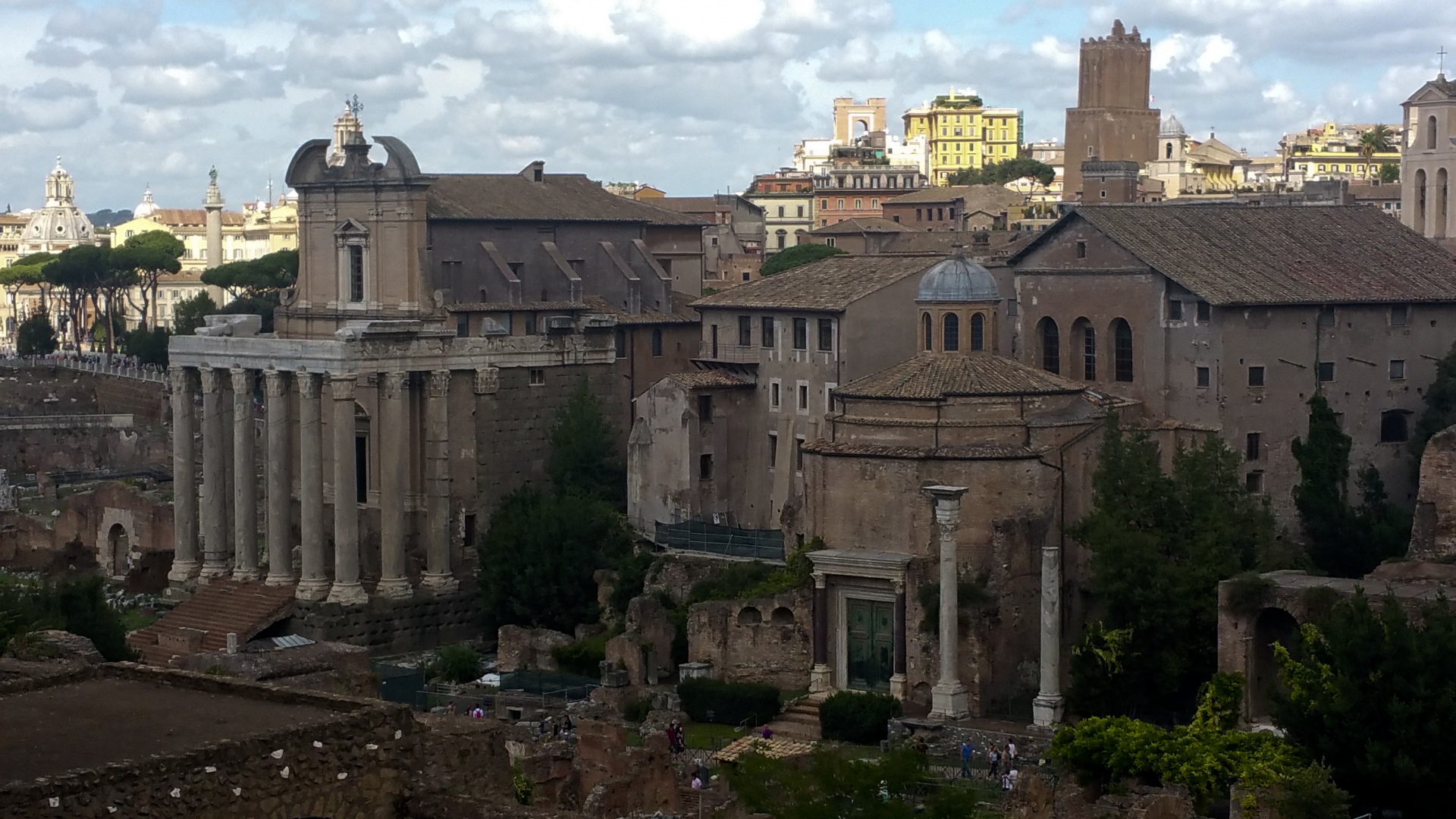 rome roman ruins free photo