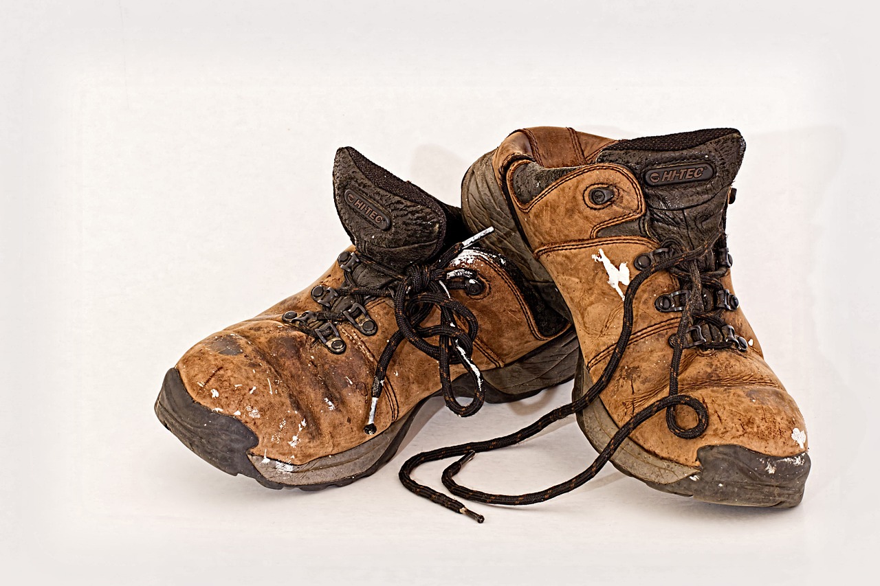 old shoes labourer footwear free photo