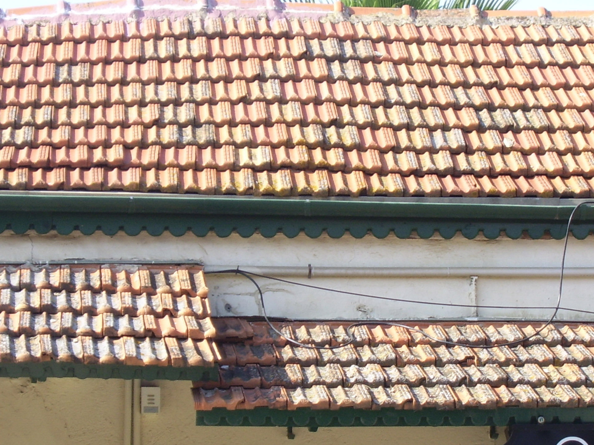 old tiles roof free photo
