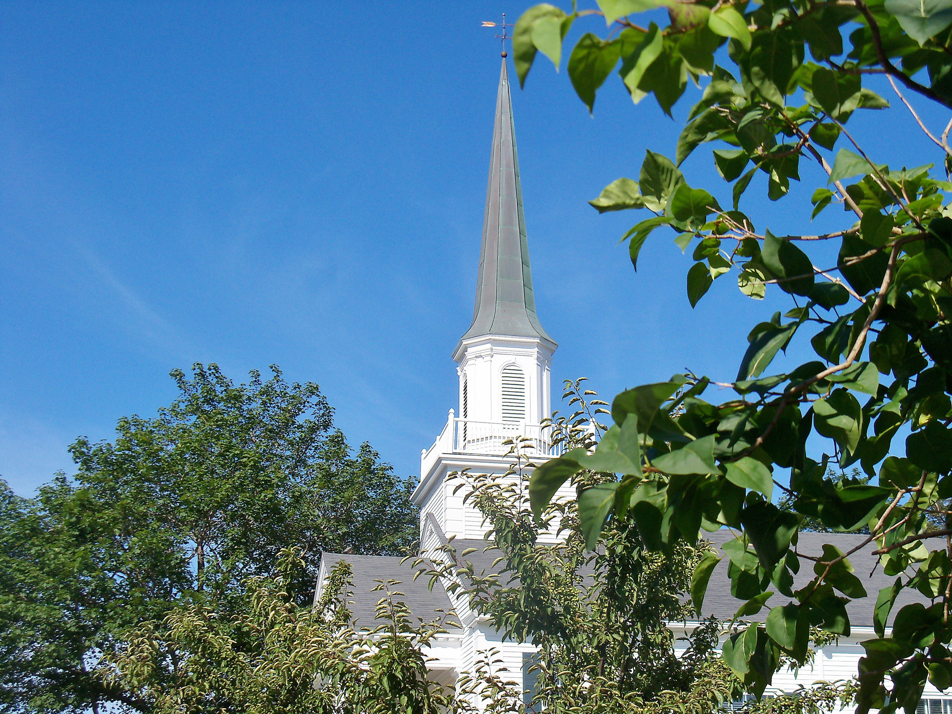 church churches steeple free photo