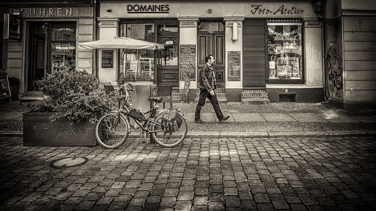 old town berlin black and white free photo