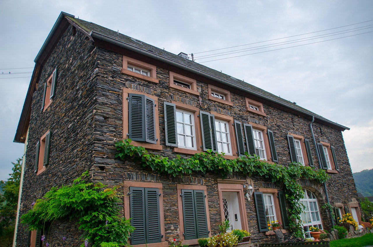 old town mosel house facade free photo