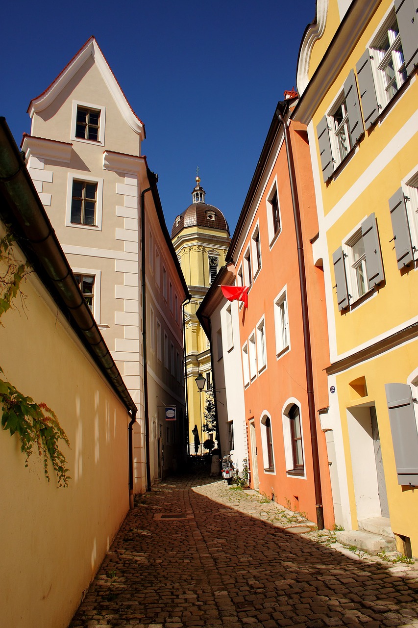 old town neuburg on the danube bavaria free photo