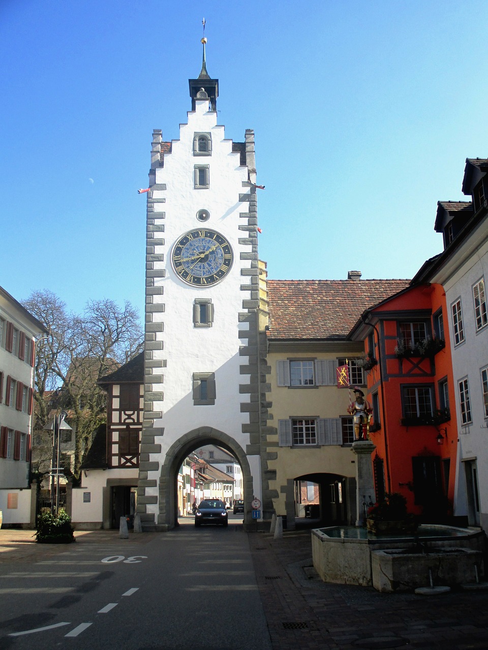 old town tower seal tower free photo