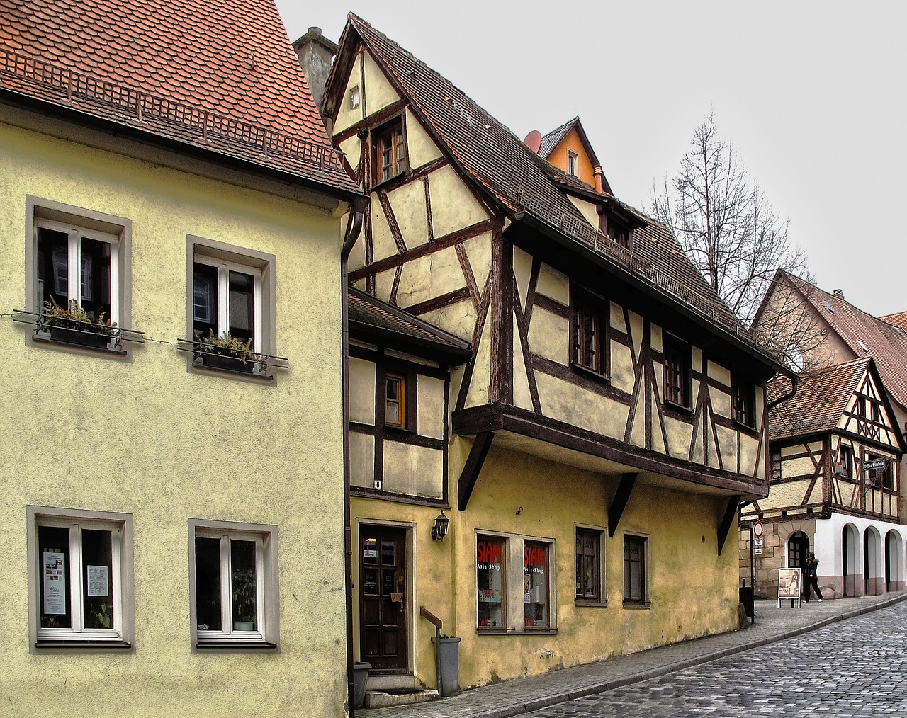 old town fachwerkhaus historically free photo