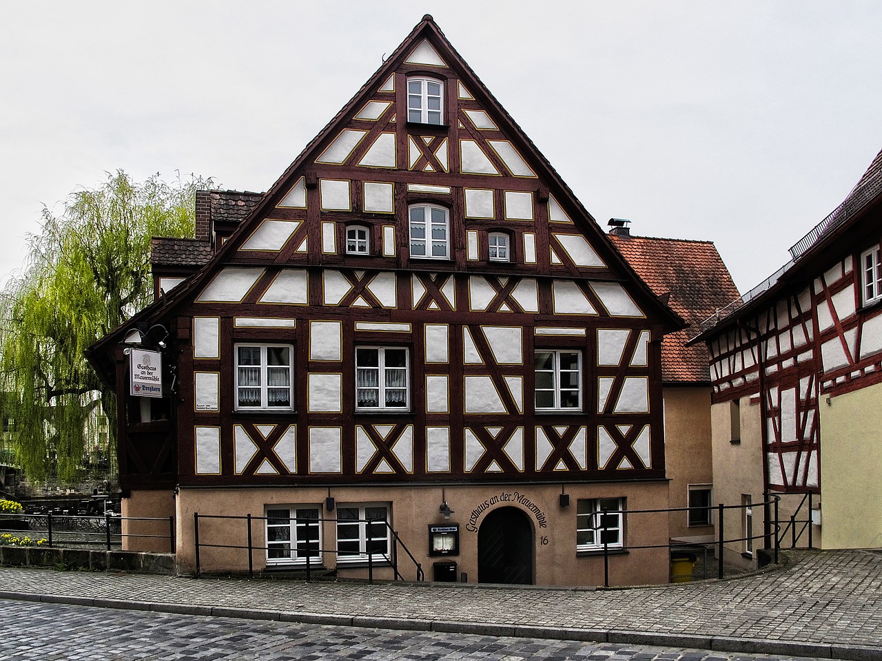 old town fachwerkhaus historically free photo