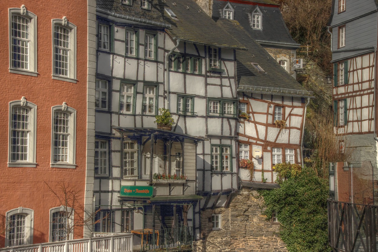 old town germany monschau free photo