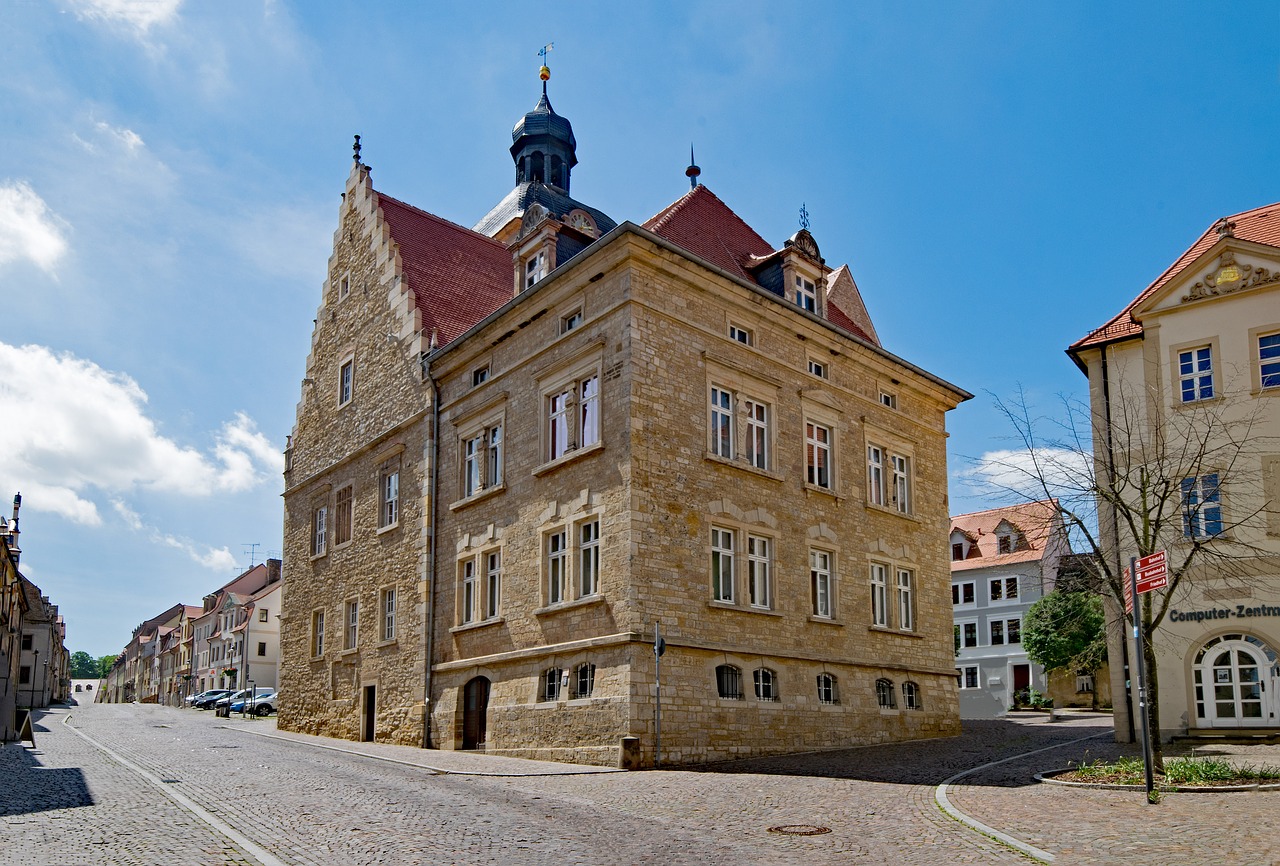 old town hall querfurt saxony-anhalt free photo