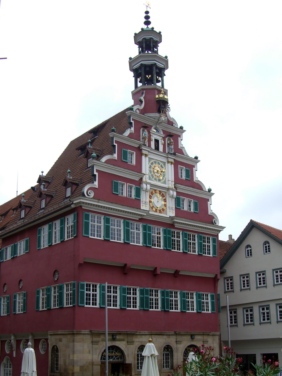 old town hall esslingen tower free photo