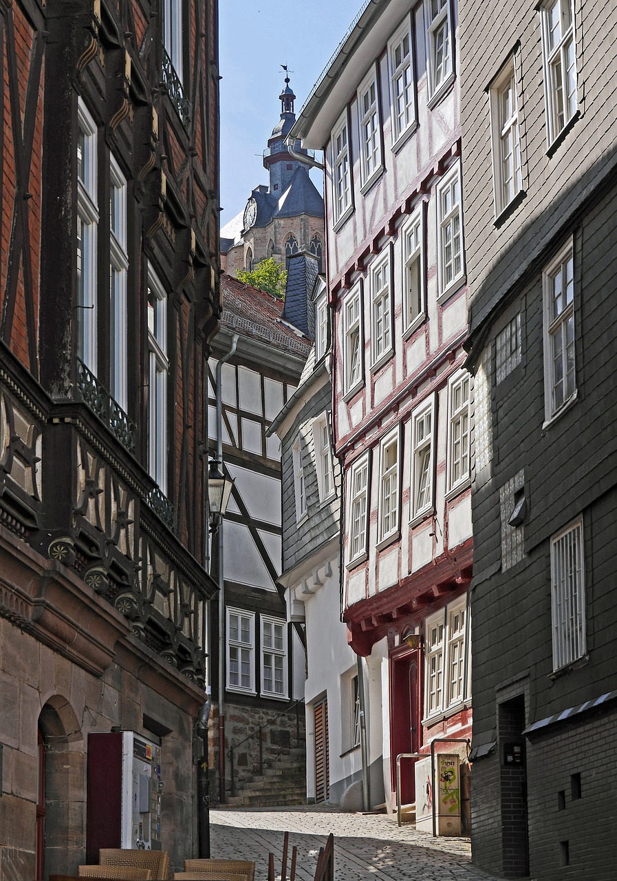 old town lane truss mountainous free photo