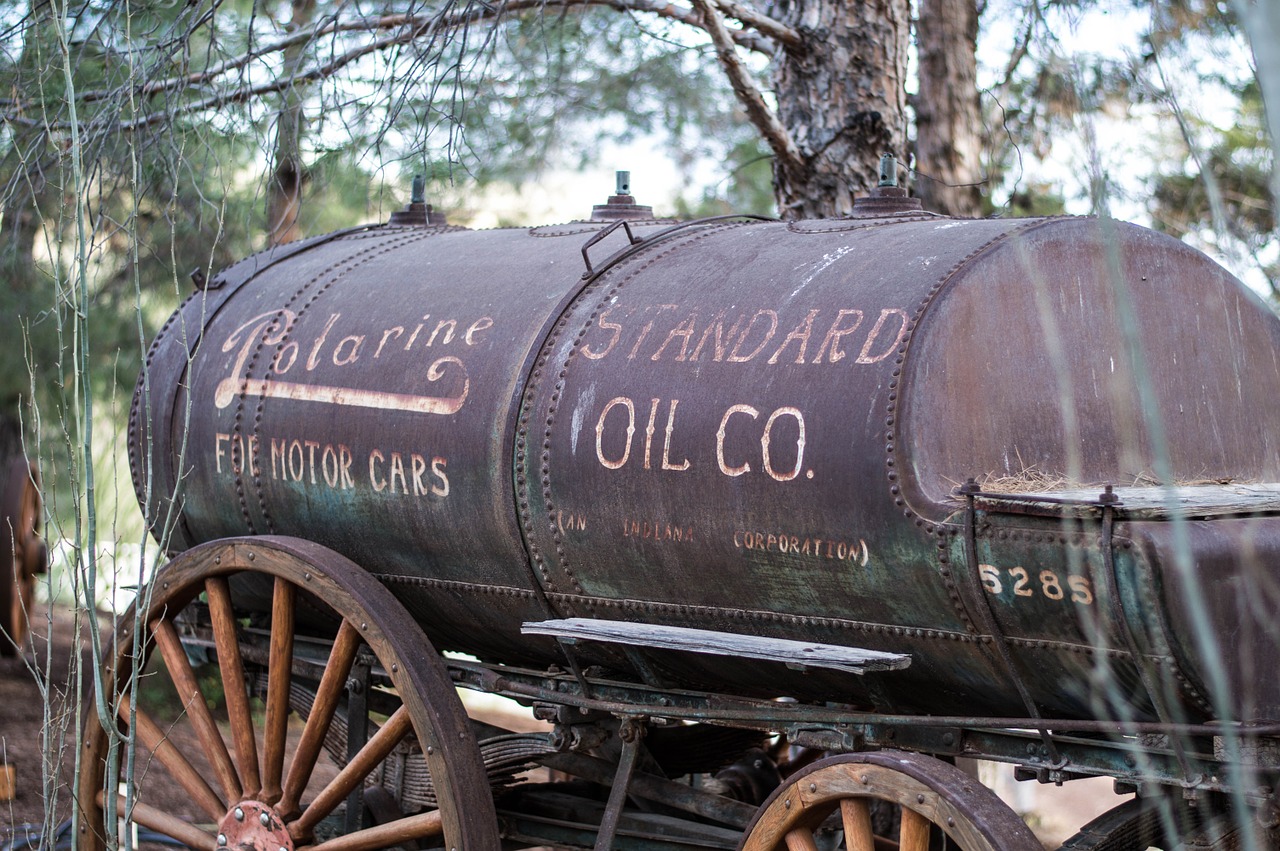 old trailers oil tank trailers free photo