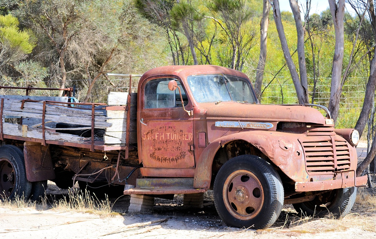 old truck vintage retro free photo